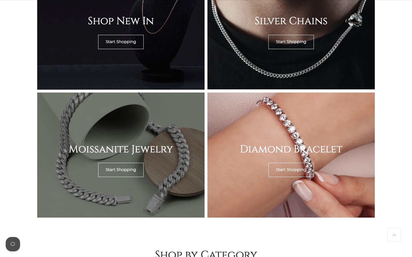 Jawa Jewelers — Featured collections on the homepage