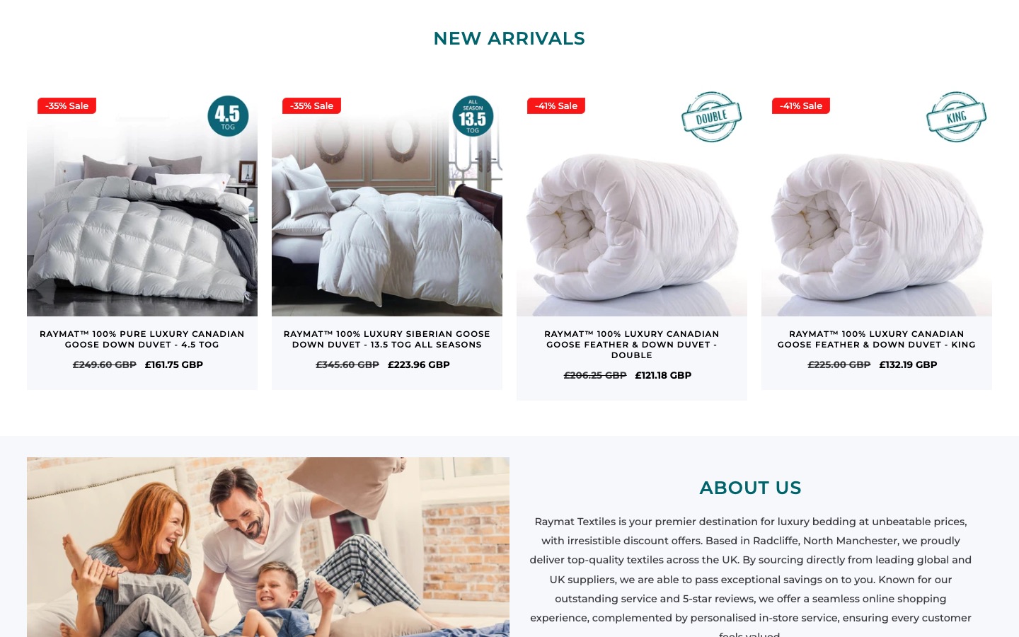 Raymat Textiles — New arrivals and brand story